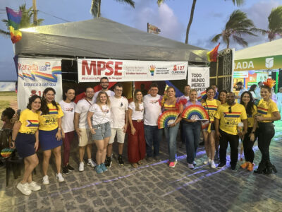 MPSE orienta e atende público na 25ª Parada LGBTQIAPN+ em Aracaju