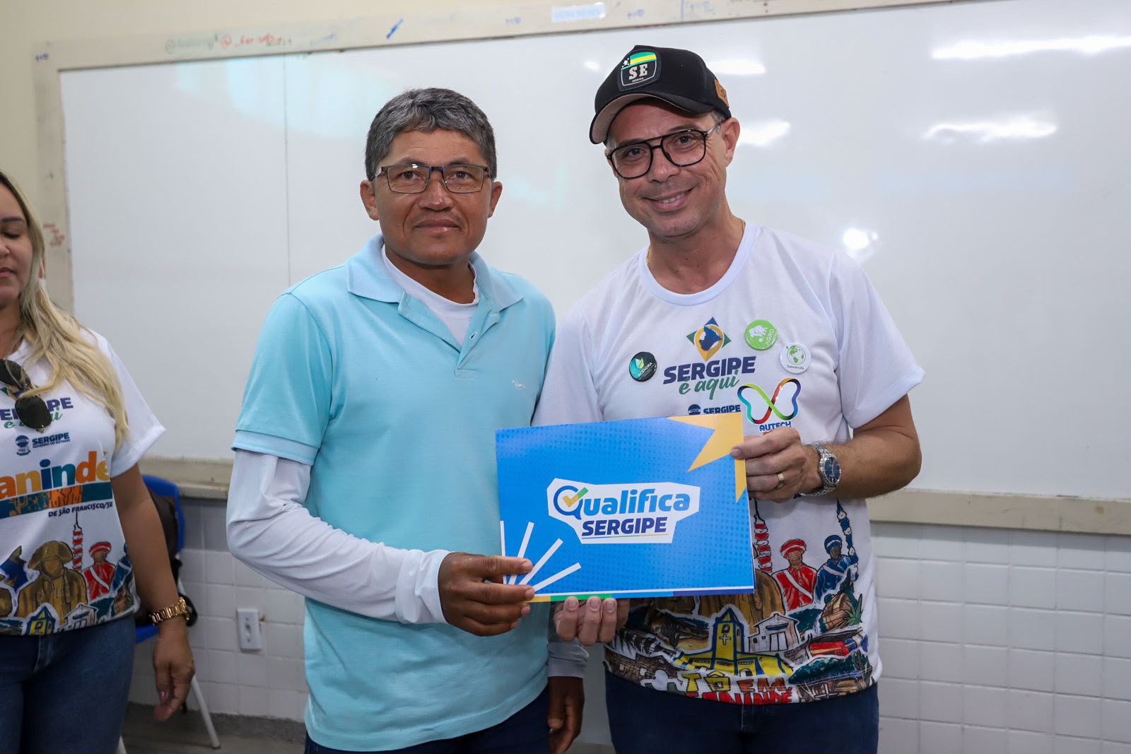 O governador Fábio Mitidieri em agenda de emprego e turismo em Sergipe