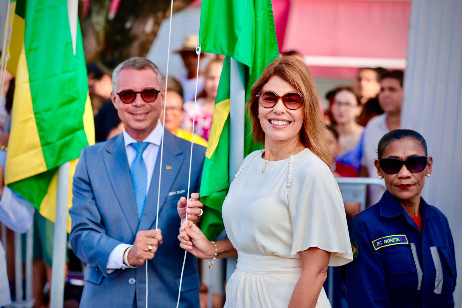 Desfile cívico-militar de 7 de Setembro na Avenida Barão de Maruim, em Aracaju
