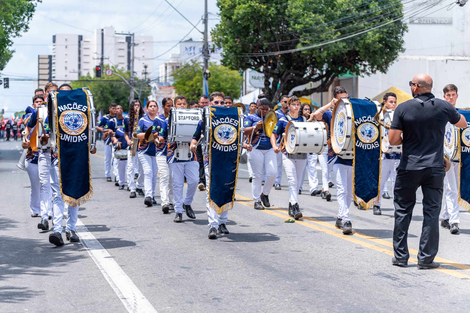 Desfile cívico-militar de 7 de Setembro na Avenida Barão de Maruim, em Aracaju