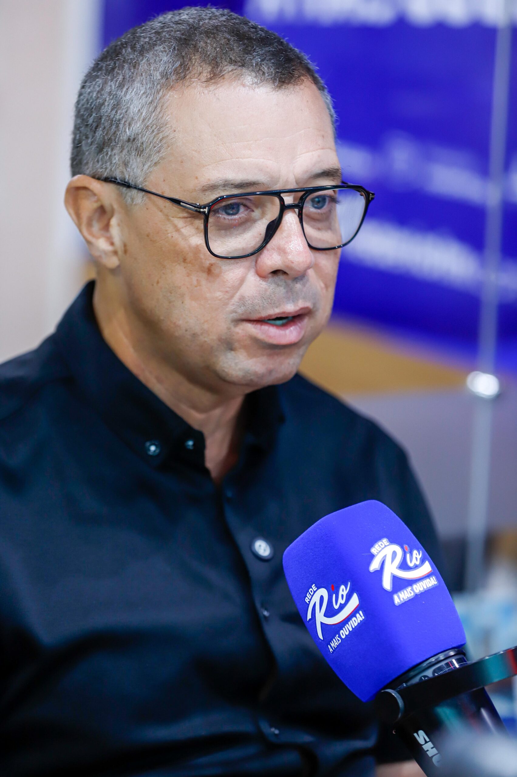 Fábio Mitidieri em entrevista à Rede Rio FM