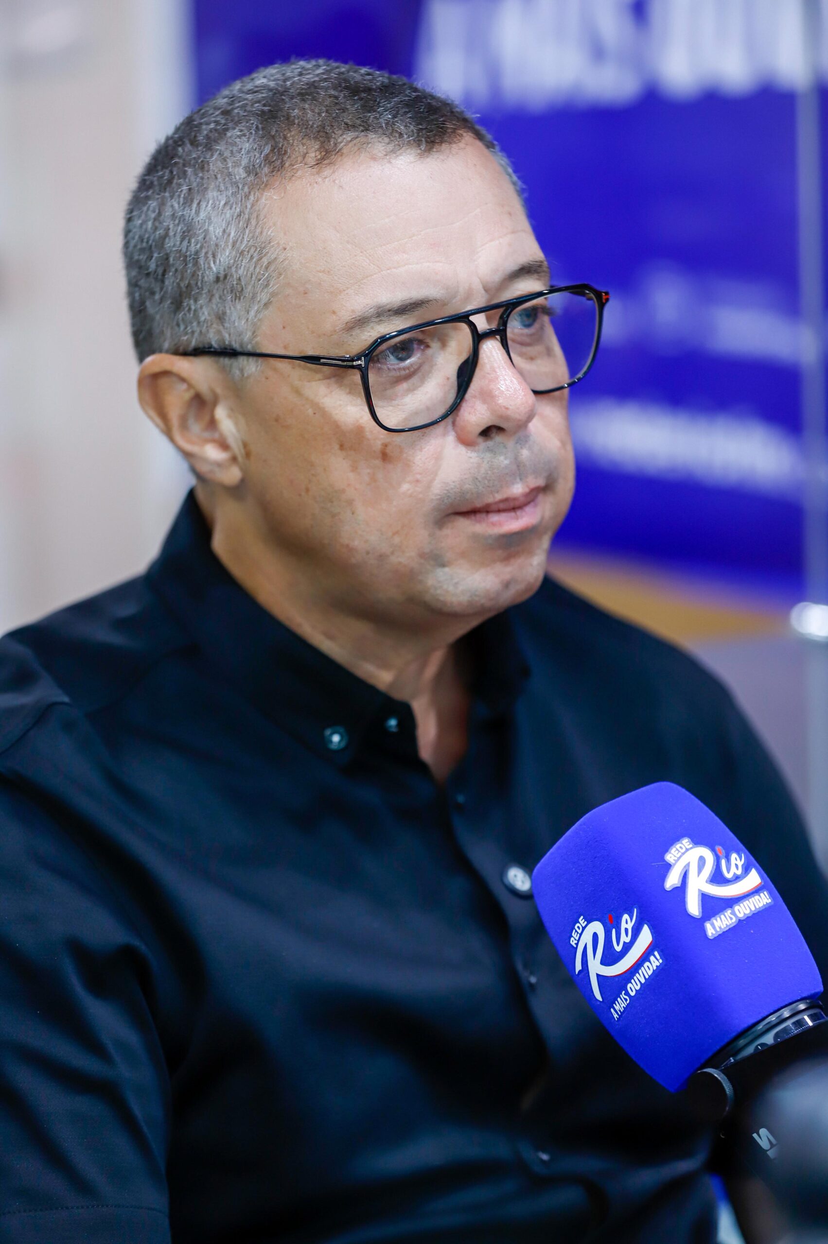 Fábio Mitidieri em entrevista à Rede Rio FM