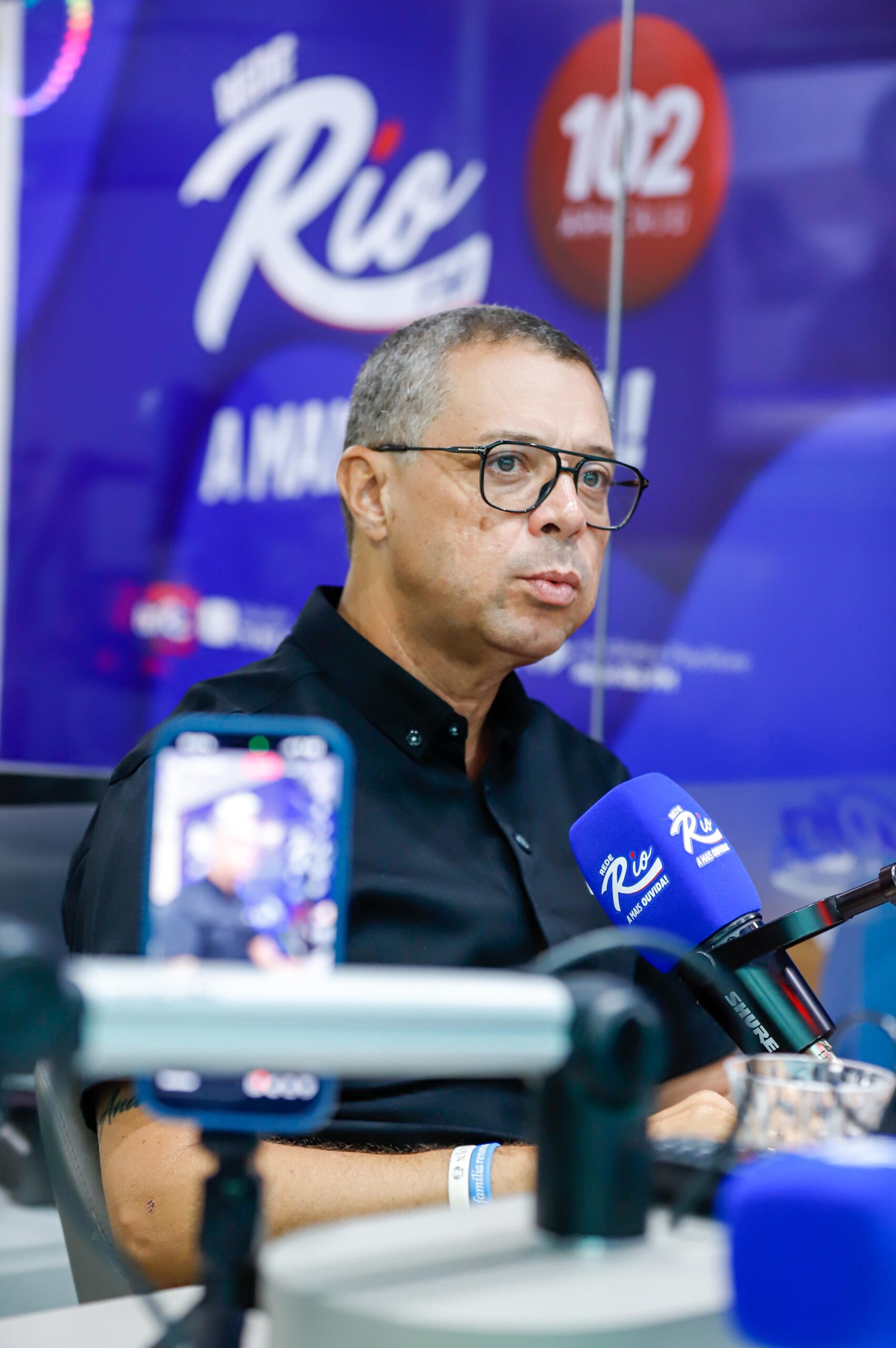Fábio Mitidieri em entrevista à Rede Rio FM