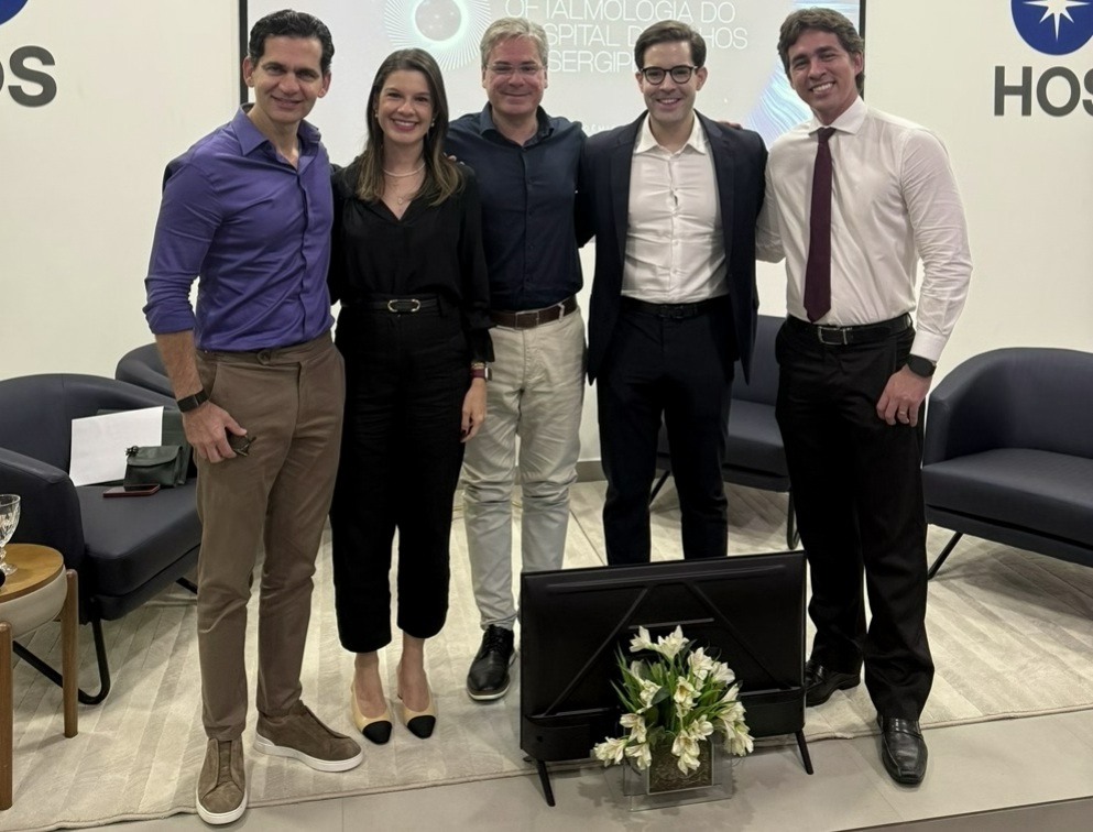 Equipe de palestrantes do IV Simpósio de Oftalmologia do HOS