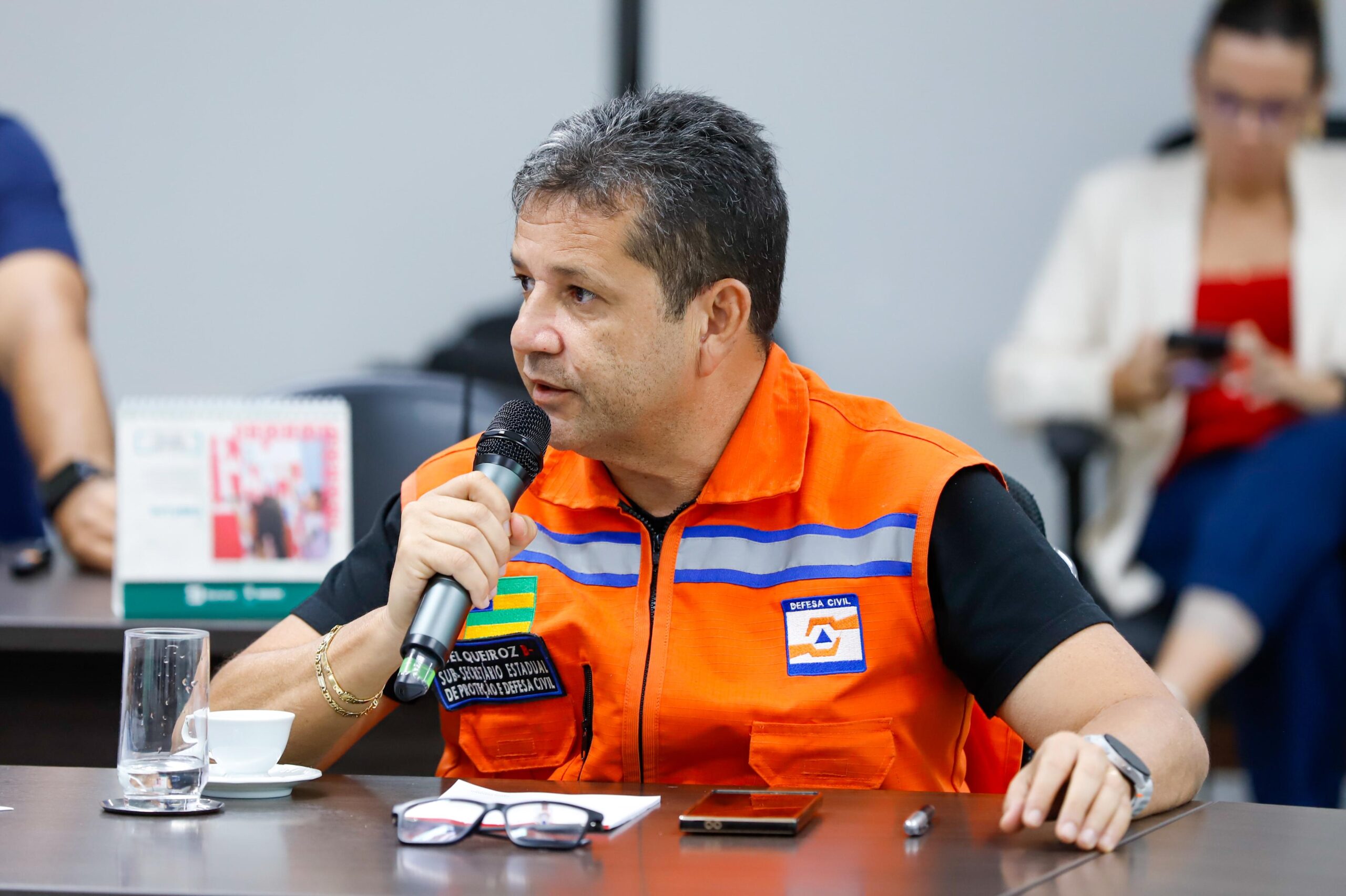 Representante da Defesa Civil participa da reunião técnica