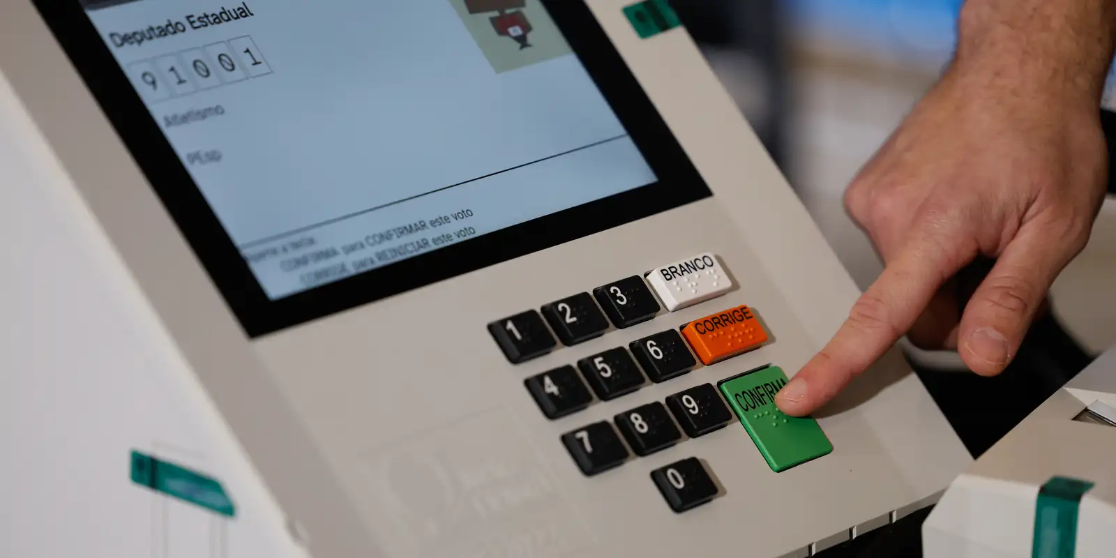 Veja a ordem de votação na urna eletrônica para o primeiro turno de 2026